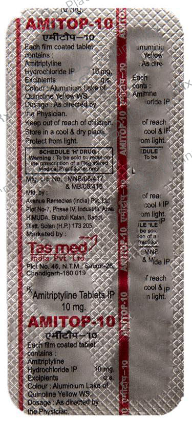 Amitop 10mg Tablet 10s