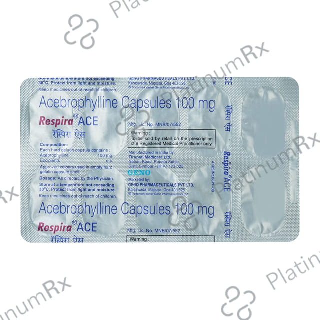 Respira Ace 100mg Capsule 10s