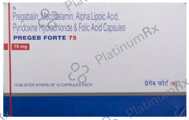 Pregeb Forte 75 Capsule