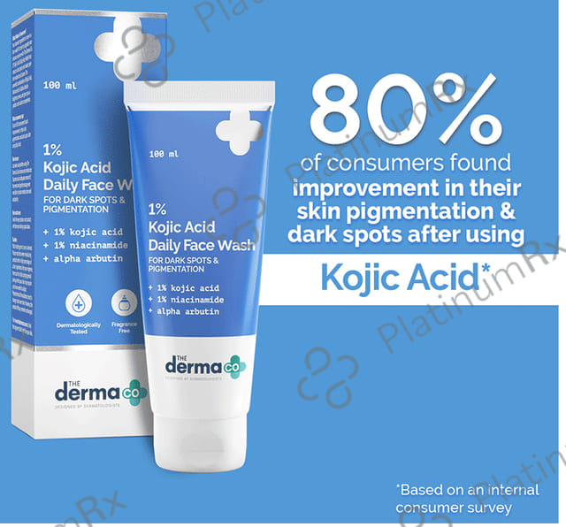 The Derma Co 1% Kojic Acid Face Wash 100ml