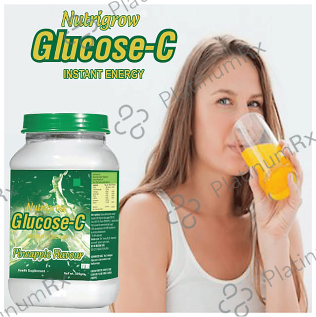 Nutrigrow Care Glucose-C(500gm Each) Pineapple 2 jar