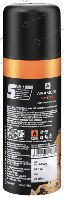 Aramusk Speed Deodorant Body Spray 150ml