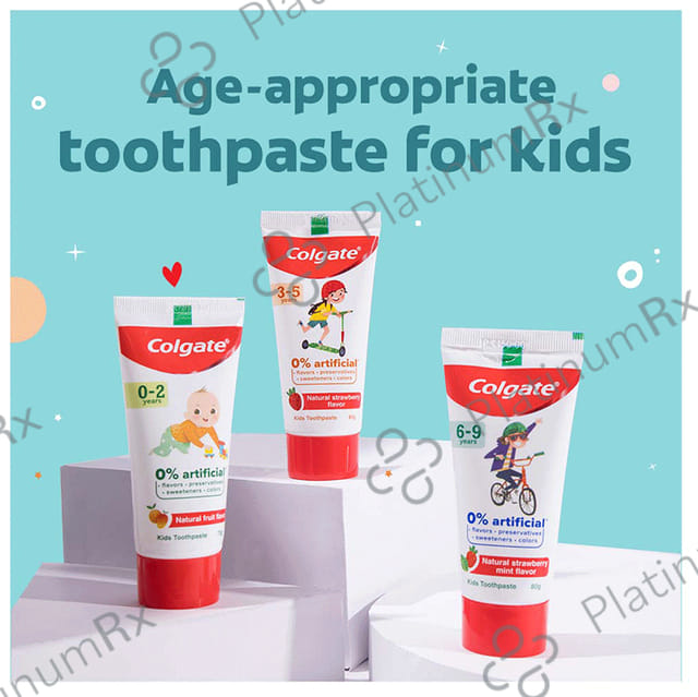 Colgate Natural Fruit Toothpaste for Kids (0-2 Years)