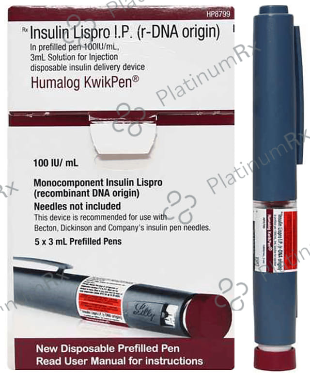 Humalog (100 IU/ml) (1X3ml Kwikpen)