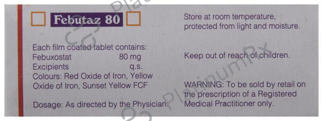Febutaz 80mg Tablet 10s