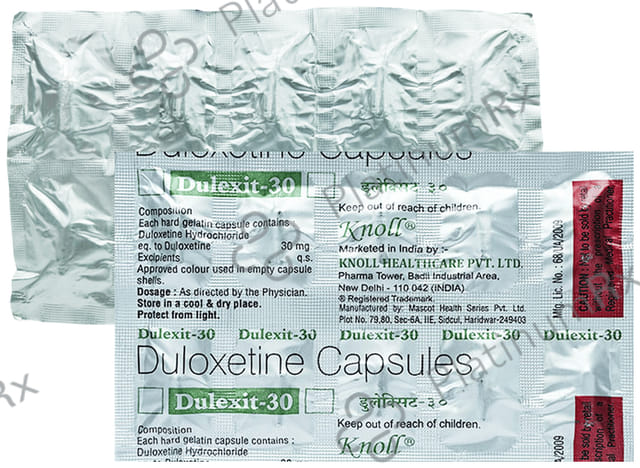 Dulexit 30mg Capsule 10s
