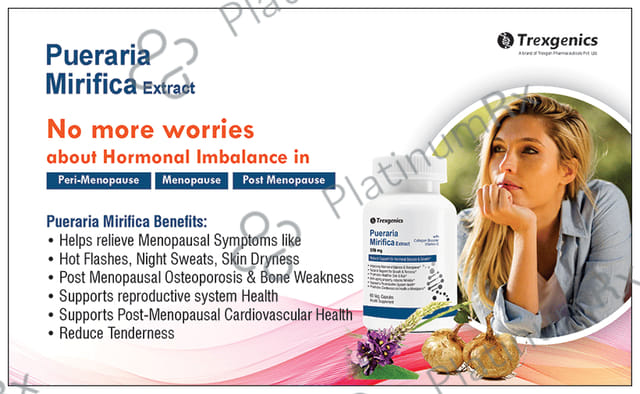 Trexgenics Pueraria Mirifica 550mg Veg Capsule