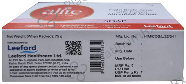 Alite Deep Cleansing Soap for Acne & Pimple Free Skin