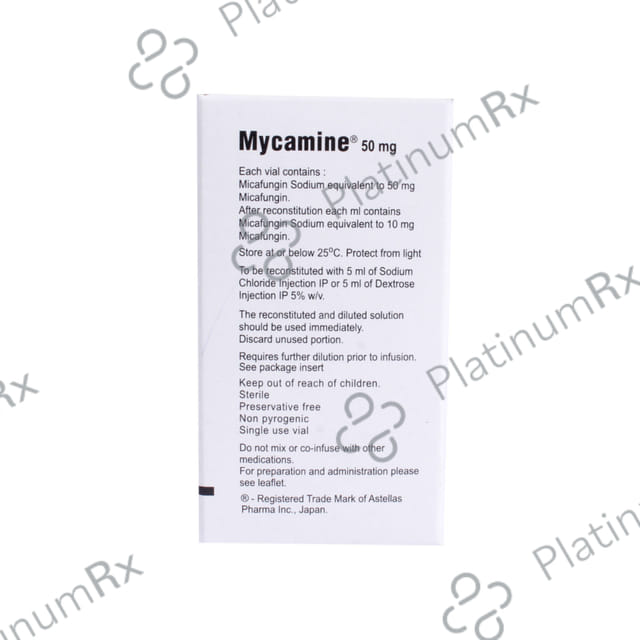 Mycamine 50mg Injection 1ml