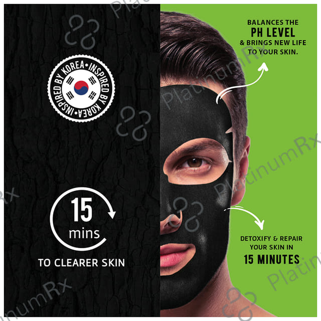 Bombay Shaving Company Charcoal Face Sheet Mask