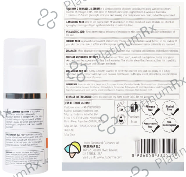 Fixderma C Enhance 25 Serum 15gm