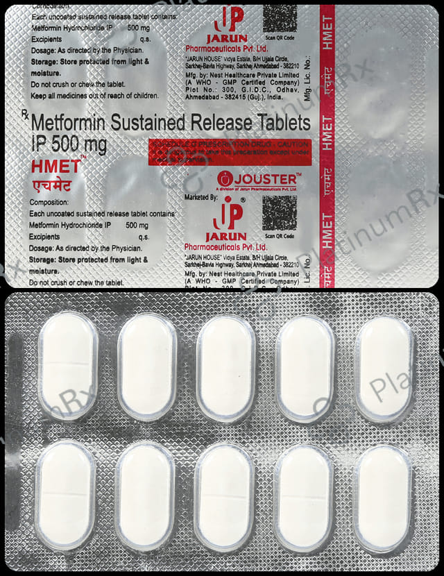 Hmet 500mg Tablet 10s