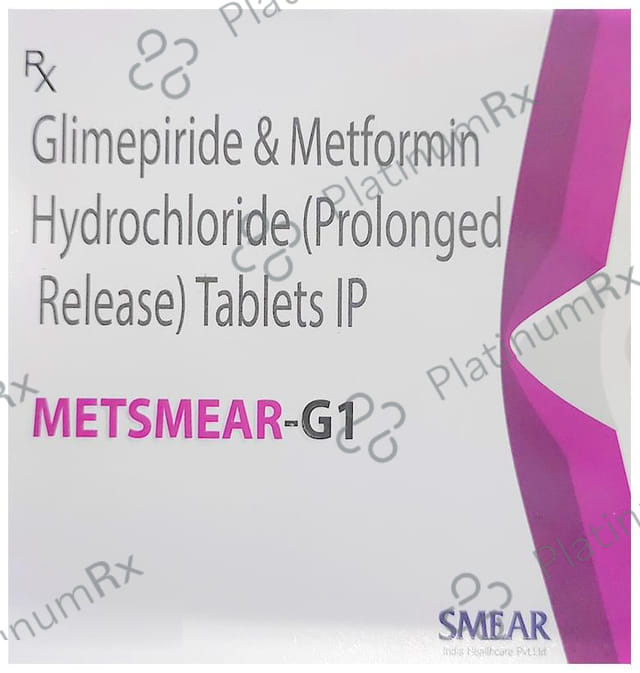 Metsmear G 1mg/500mg Tablet PR