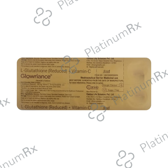 Glowriance Chewable Tablet 10s