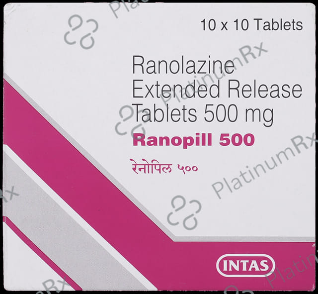 Ranopill ER 500mg Tablet 10s