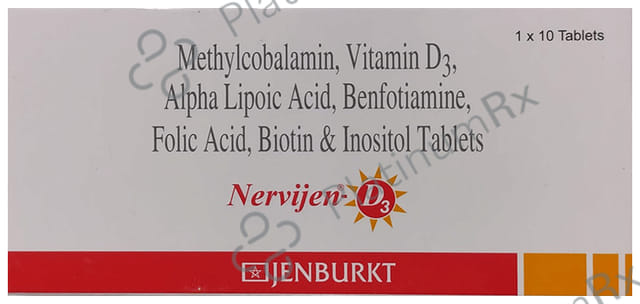 Nervijen D3 1500/100mcg Tablet 10s