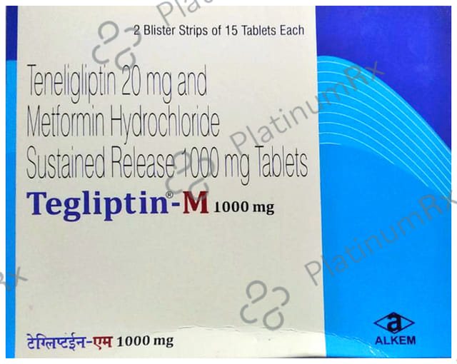 Tegliptin M 1000mg Tablet SR