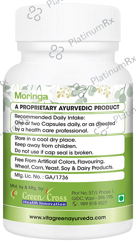 Vitagreen Moringa 500mg Capsule