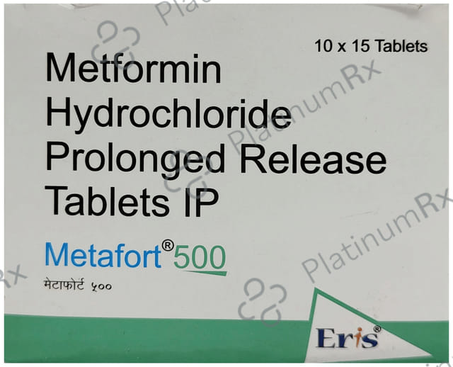 Metafort 500mg Tablet PR 15s