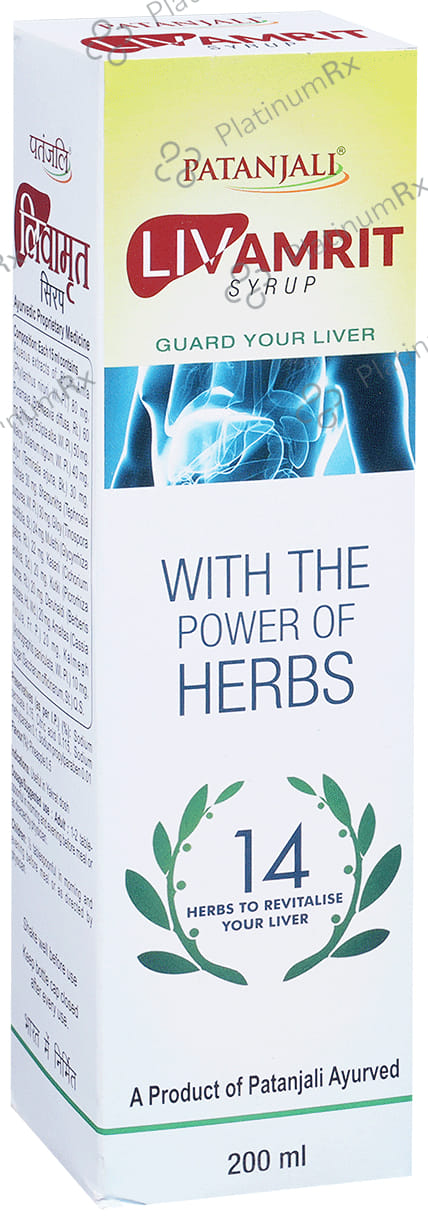 Patanjali Ayurveda Liv-Amrit Syrup - For Liver Health