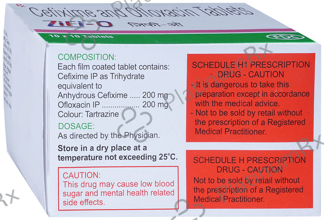 Zifi O 200/200mg Tablet 10s