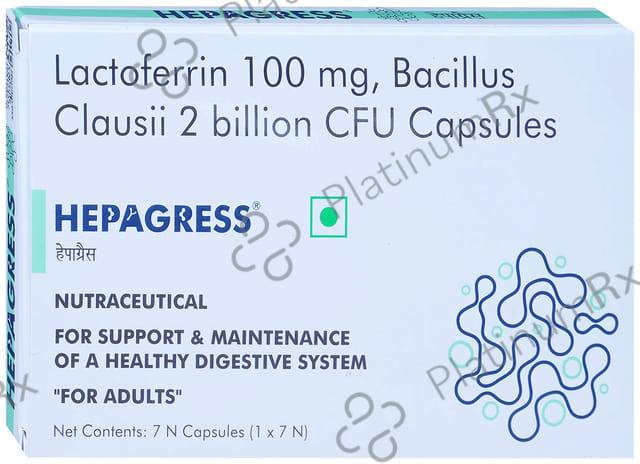 Hepagress 100mg Capsule 7s