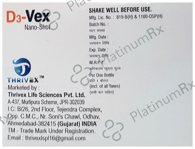 D3-Vex Nano-Shot Delicious Orange Sugar Free