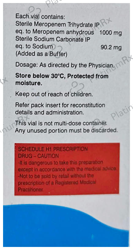 Merotrol 1gm Powder for Injection 1s
