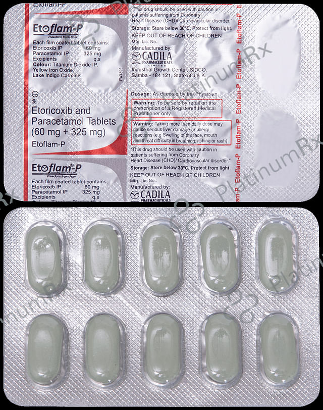 Etoflam-P Tablet 10 Tablet Sycap Pharma