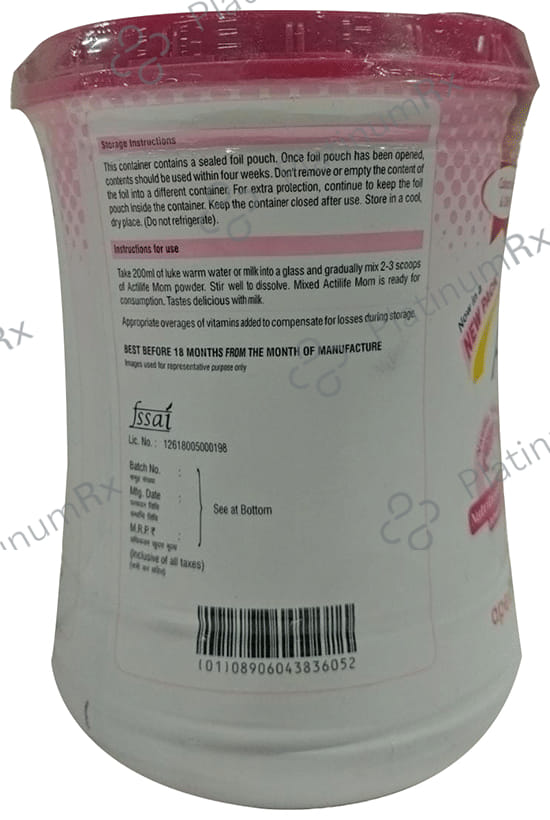 Actilife Mom Supplement with Colostrum & DHA - Flavour Powder Vanilla