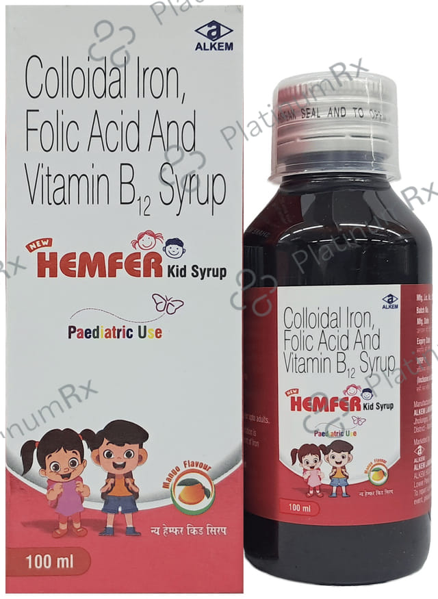 New Hemfer Kid Syrup Mango 100ml