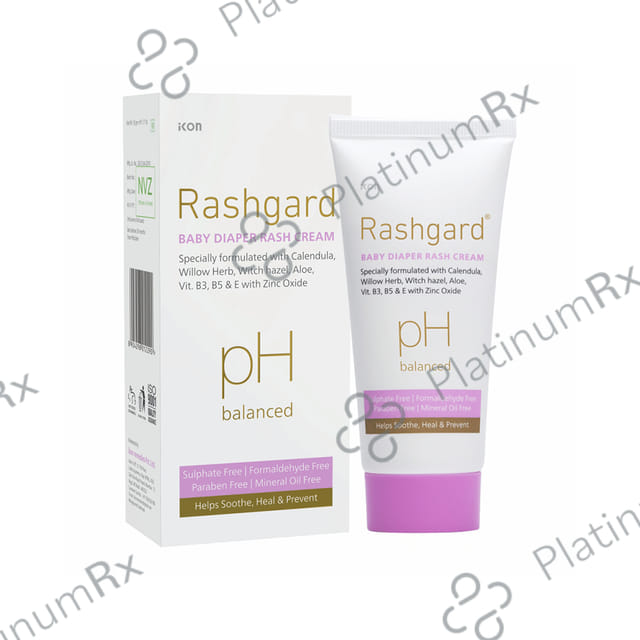 Rashgard PH Balanced Baby Diaper Rash Cream (50gm Each) 1 Tube