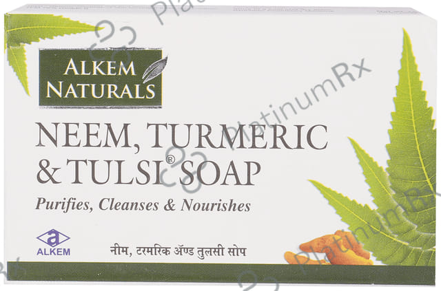 Alkem Naturals Neem Turmeric & Tulsi Soap 75gm