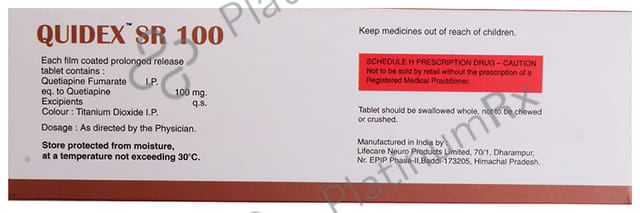 Quidex SR 100 Tablet