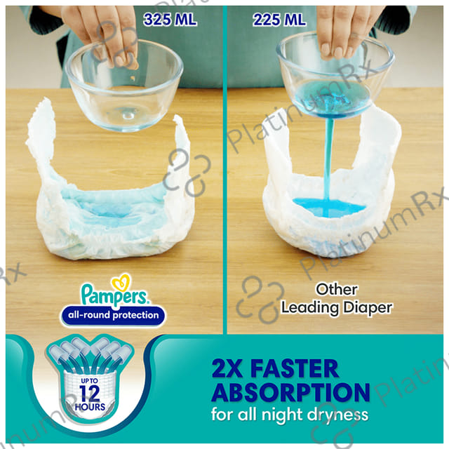 Pampers All Round Protection Anti Rash Blanket Diaper Lotion NB 86s