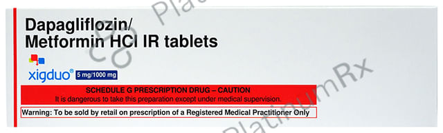 Xigduo 5mg/1000mg Tablet IR