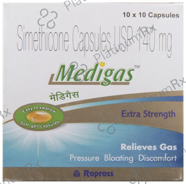 Medigas Capsule 10s