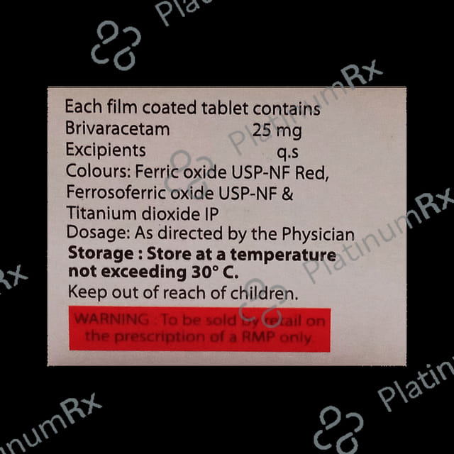 Brivatab 25mg Tablet 10s