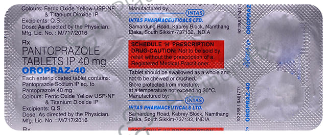 Oropraz 40 Tablet