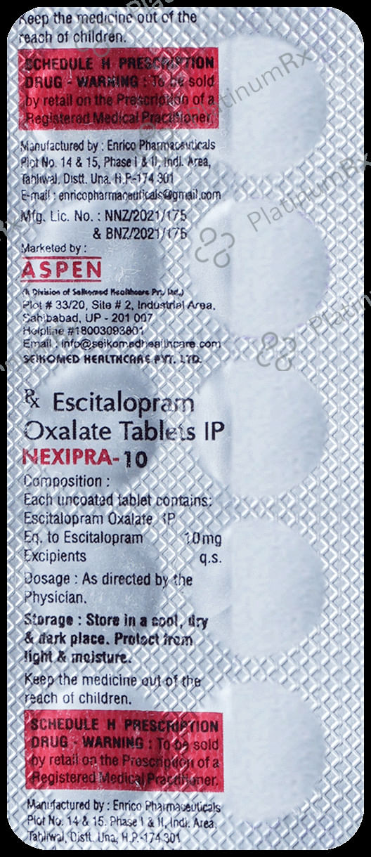Nexipra 10 Tablet
