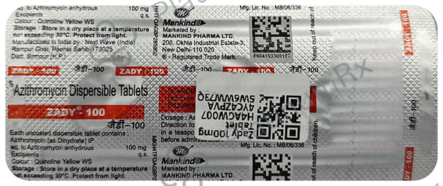 Zady 100mg Tablet