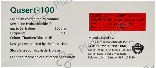 Qusert 100mg Tablet 10s