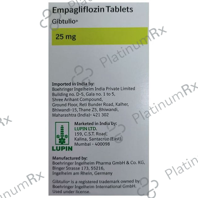 Gibtulio 25mg Tablet 10s