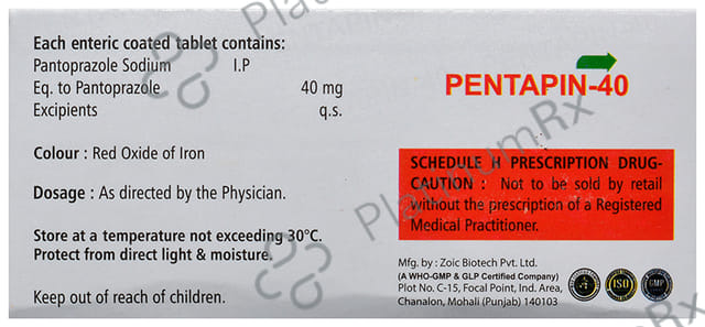 Pentapin 40mg Tablet 10s