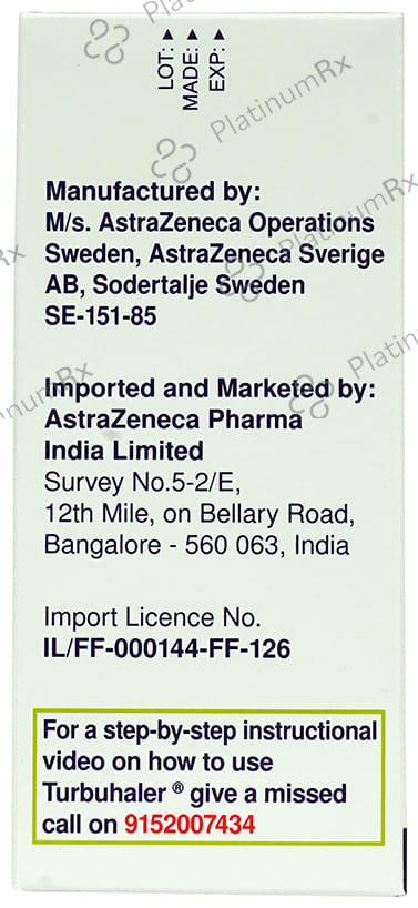 Symbicort 160/4.5mcg Turbuhaler 60MDI