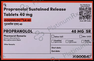 Goodbloc LA 40mg Tablet SR 15s