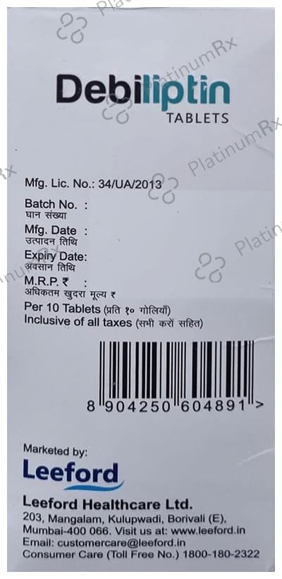 Debiliptin 20mg Tablet