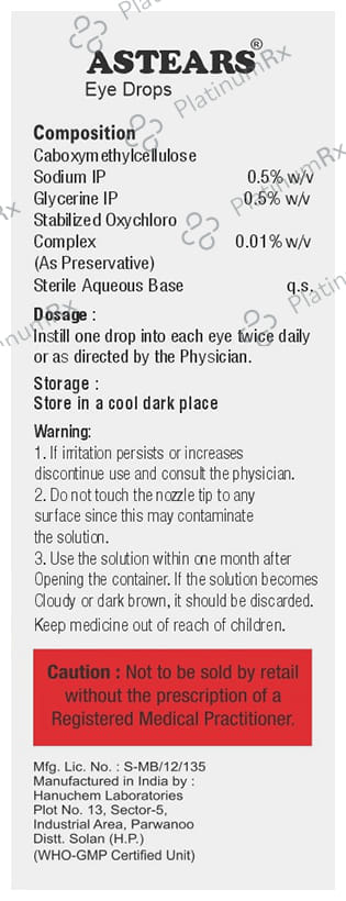 Astears Eye Drop 10ml