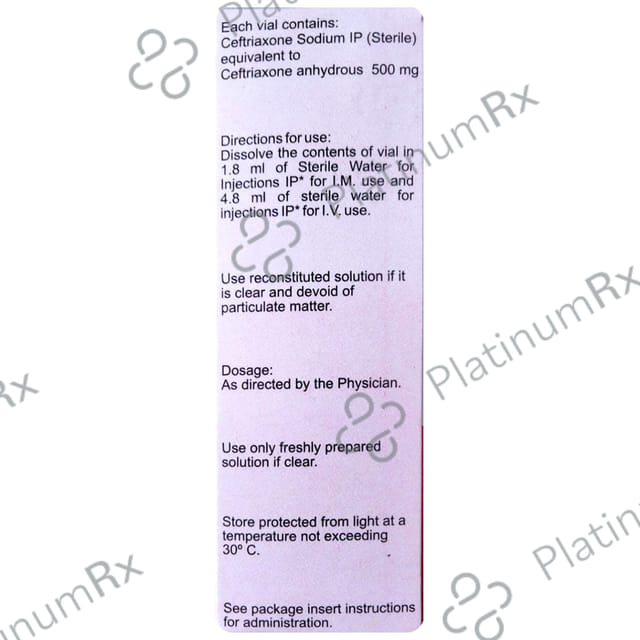 Gentrax 500mg Injection