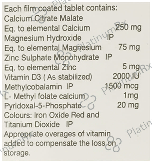 Xtracal Md Tablet 15s